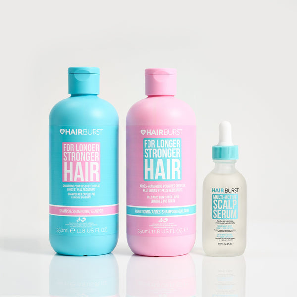 Hairburst Bundles Conditioner for Longer Stronger Hair / Shampoo for Longer Stronger Hair Growth Ready Haircare Trio